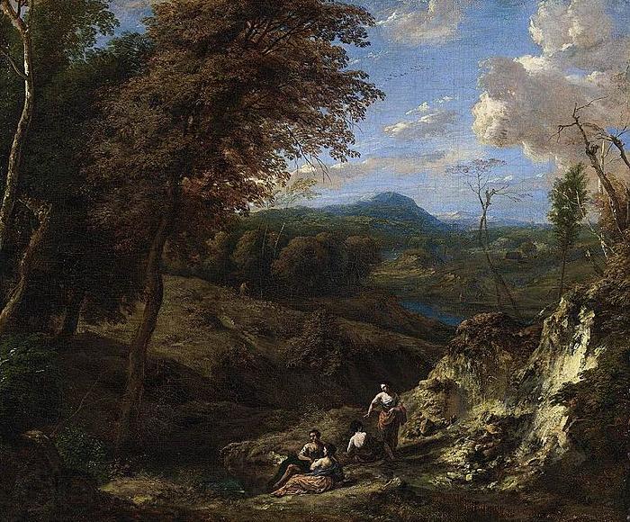 Corneille Huysmans Wooded Hilly Landscape